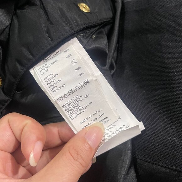 Carhartt x Sacai Deconstructed Jacket Black - Picture 3 of 13